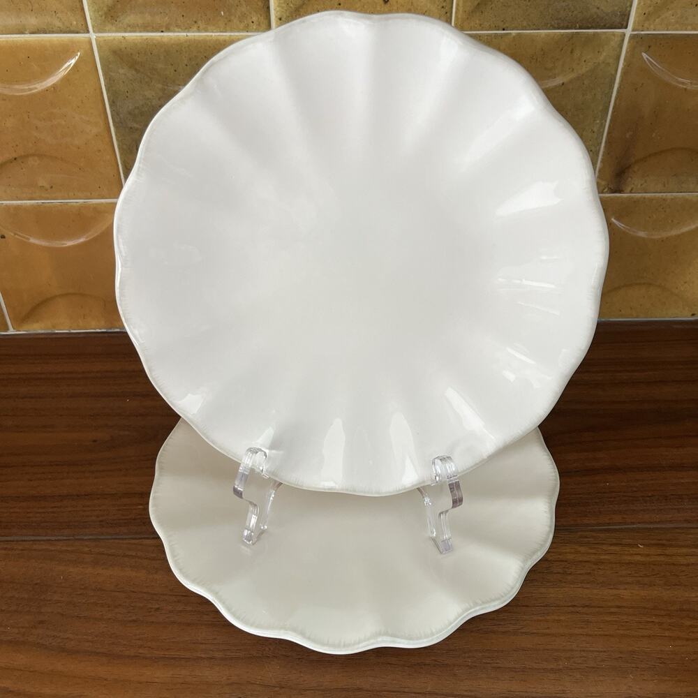 American Atelier Athena 5166 Ironstone Salad Plate 8.5" Set of 2
